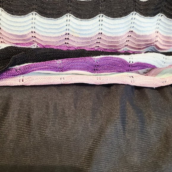 Missoni Multicolor Crochet-Knit Wool-Blend Knee Length Beautiful Dress - Picture 11 of 11